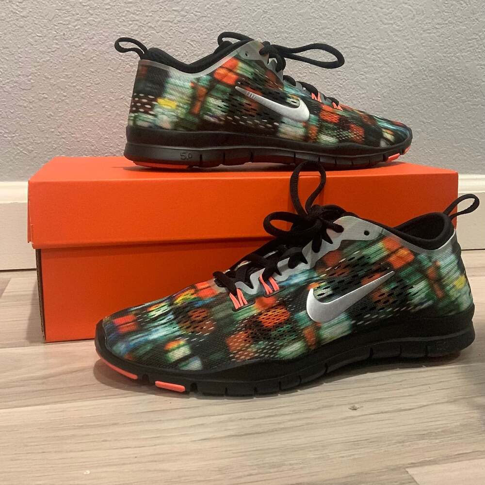 Nike Free 5.0 TR Fit 4 Print 'City Lights' Women's Running Shoes Size 6 New with